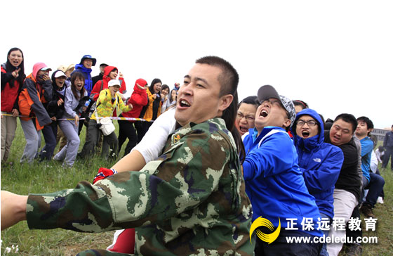 正保員工在拔河比賽中的精彩表現 