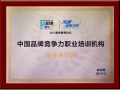 創業實訓網榮獲“中國品牌競爭力職業培訓機構”