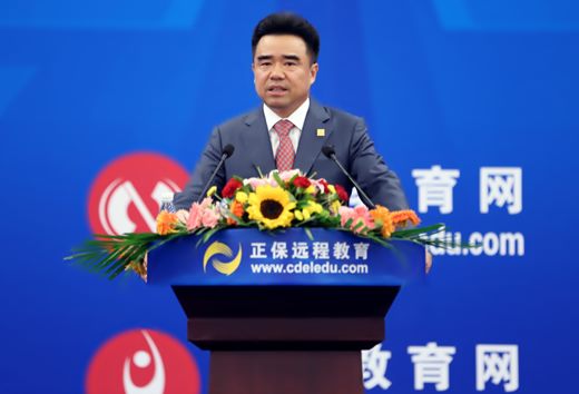 正保遠程教育董事長、CEO、總裁朱正東先生講話