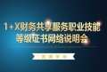 “1+X財務共享服務職業技能等級證書網絡說明會”圓滿落幕